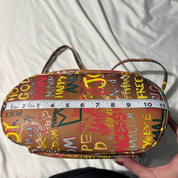 Alba Mini Backpack – NWT – Burnt Orange Graffiti Print - Picture 5 of 16